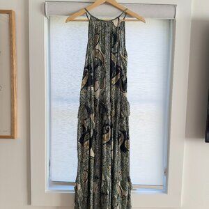 Band Of Gypsies paisley floral teared dress size small